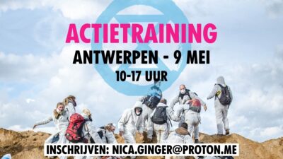 Actietraining, Antwerpen, 9 mei, 10-17 uur