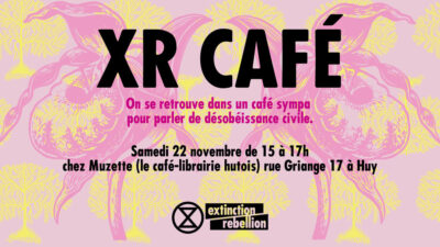 Samedi 22 novembre de 15h à 17h, chez Muzette, Huy