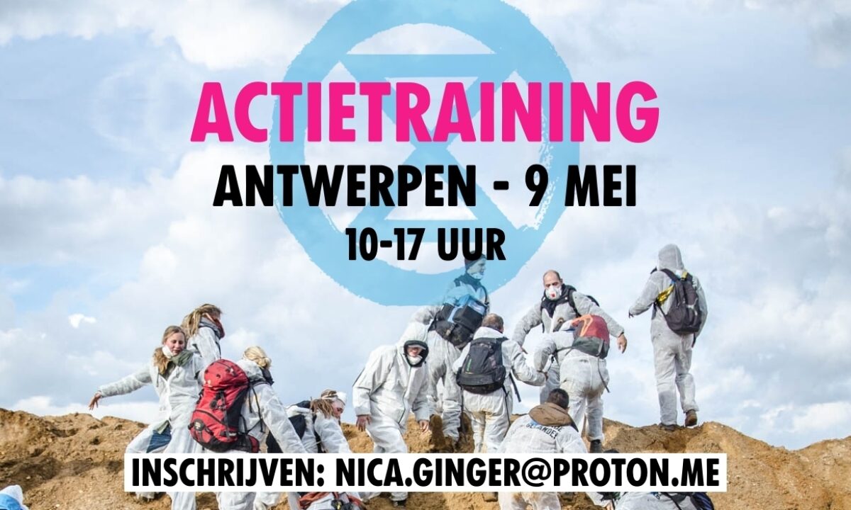 Actietraining, Antwerpen, 9 mei, 10-17 uur