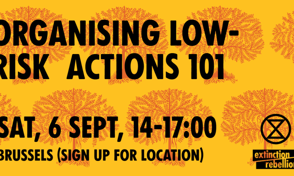 poster for the training showing date and time