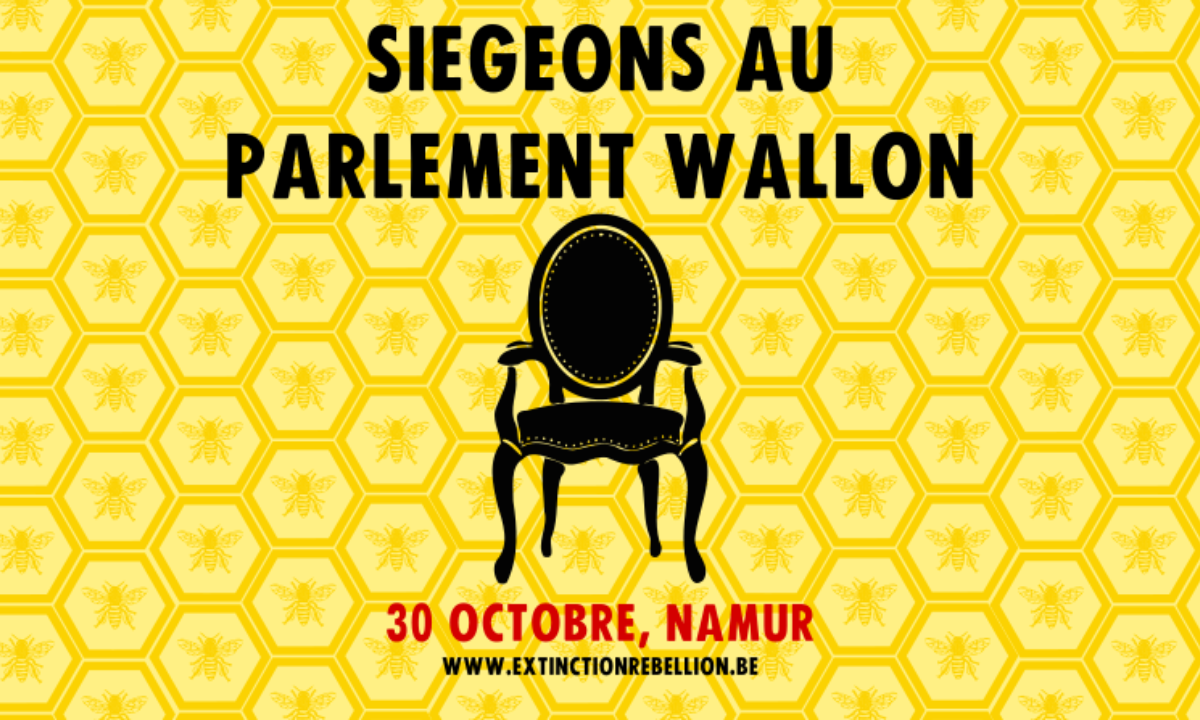 Siégeons au Parlement Wallon, 30 octobre, Namur